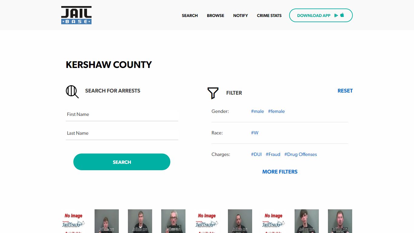 Kershaw County Jail Inmate Search and Mugshots | JailBase